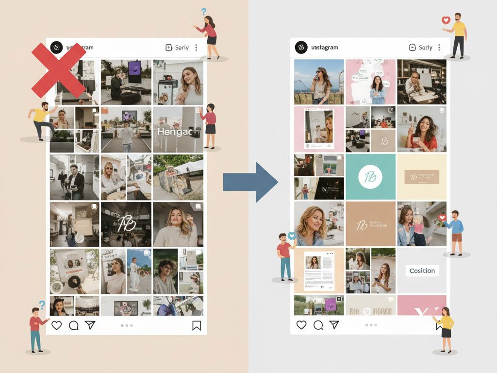 Leia mais sobre o artigo Por que o design do seu feed no Instagram pode estar espantando clientes (e como resolver isso)